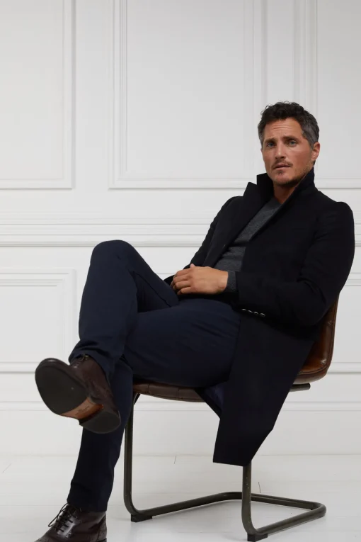 The Cheltenham Coat (Soft Navy)