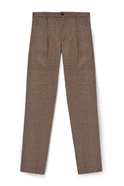 The Classic Trouser (Clarence Check Forest)