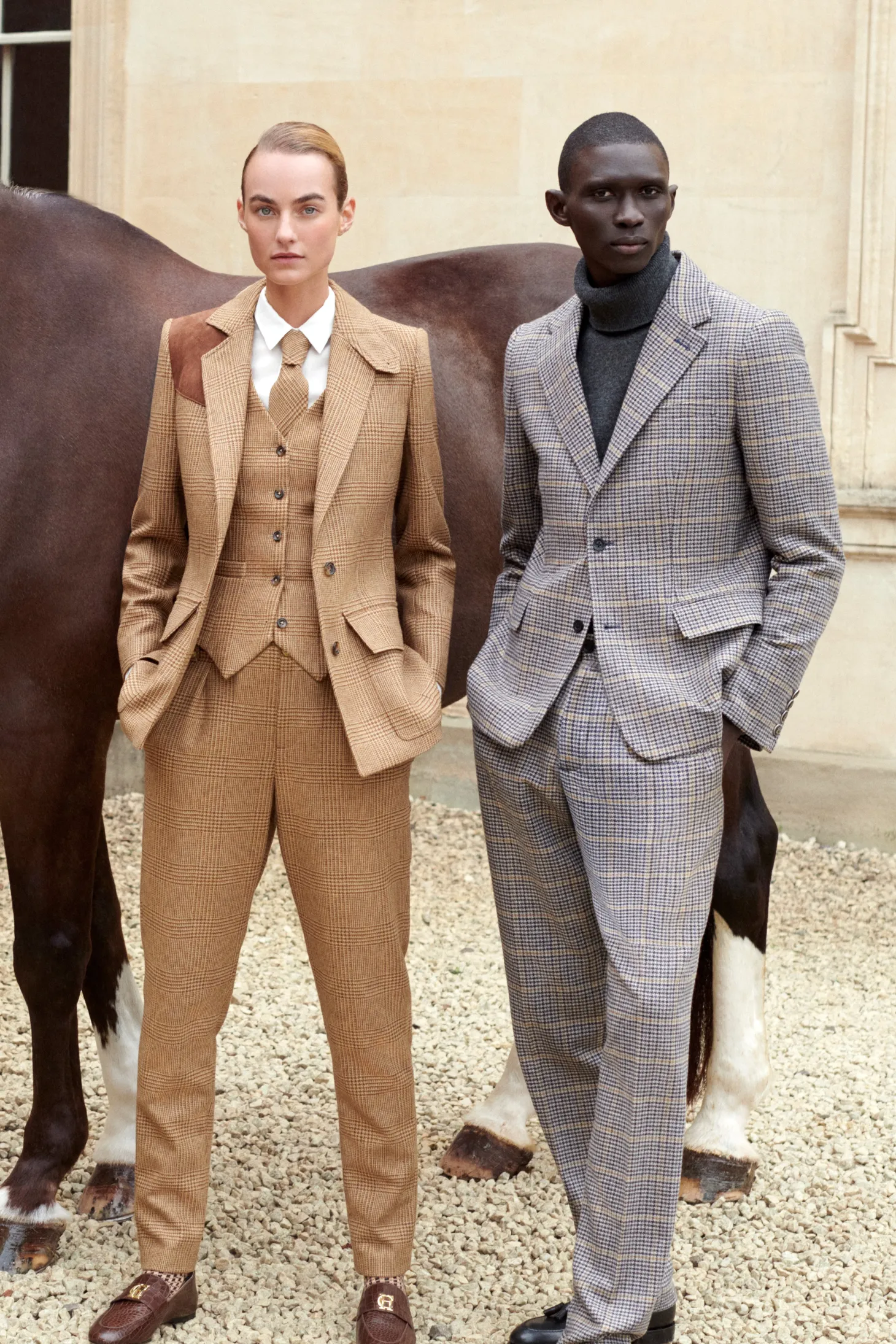 The Classic Trouser (Prince of Wales Navy)