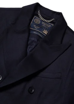 The Double Breasted Blazer (Navy Barathea)
