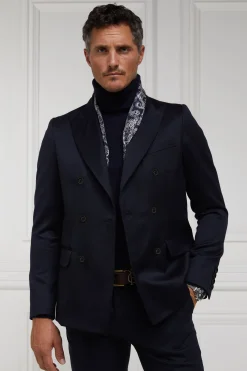 The Double Breasted Blazer (Navy Barathea)