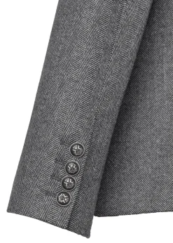 The Single Breasted Blazer (Mono Herringbone)