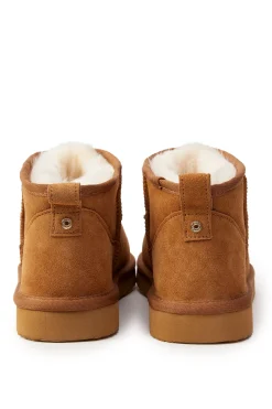 Ultra Mini Shearling Boot (Tan)