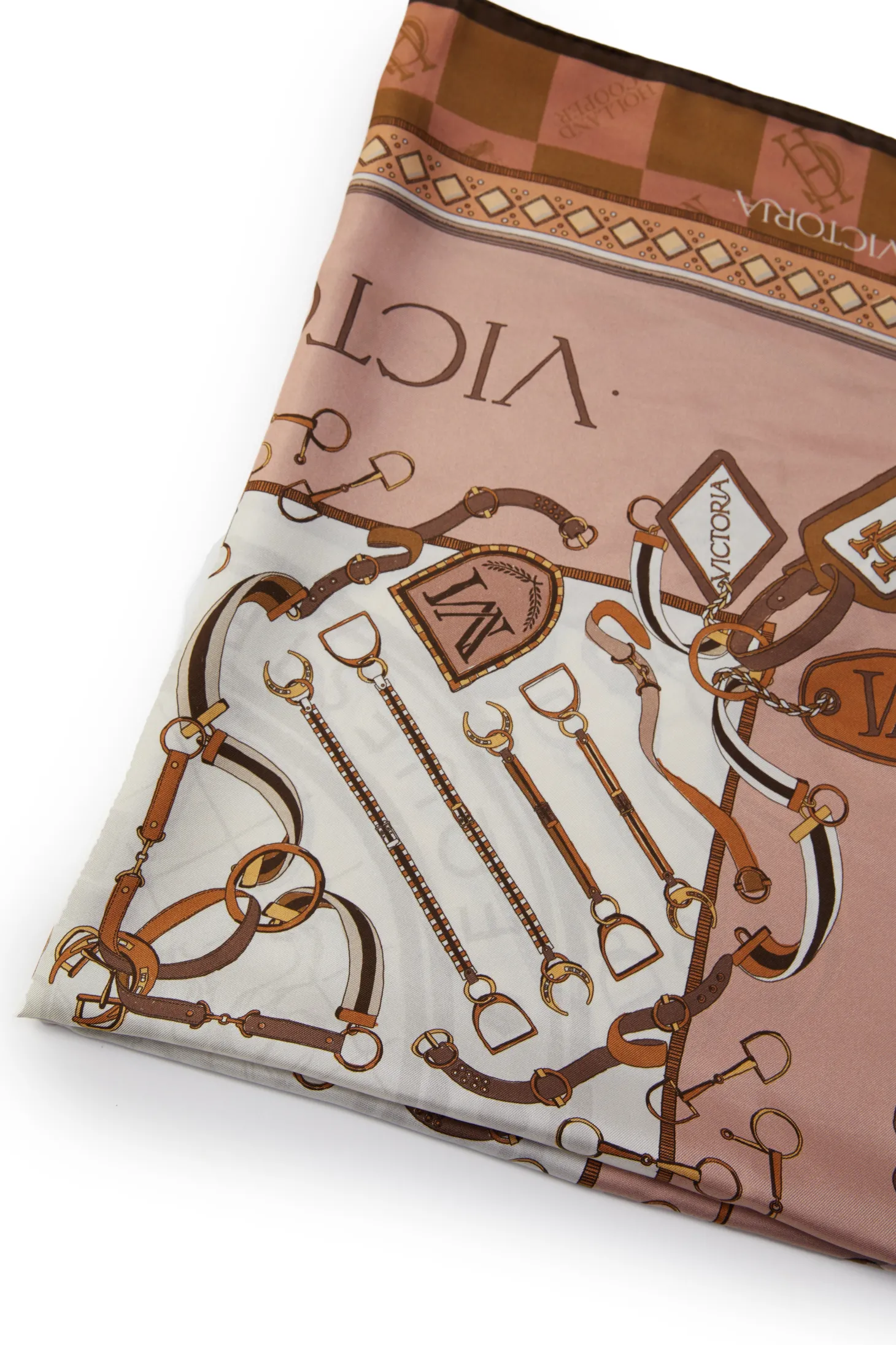 Victoria Silk Scarf (Camel)