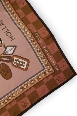 Victoria Silk Scarf (Camel)