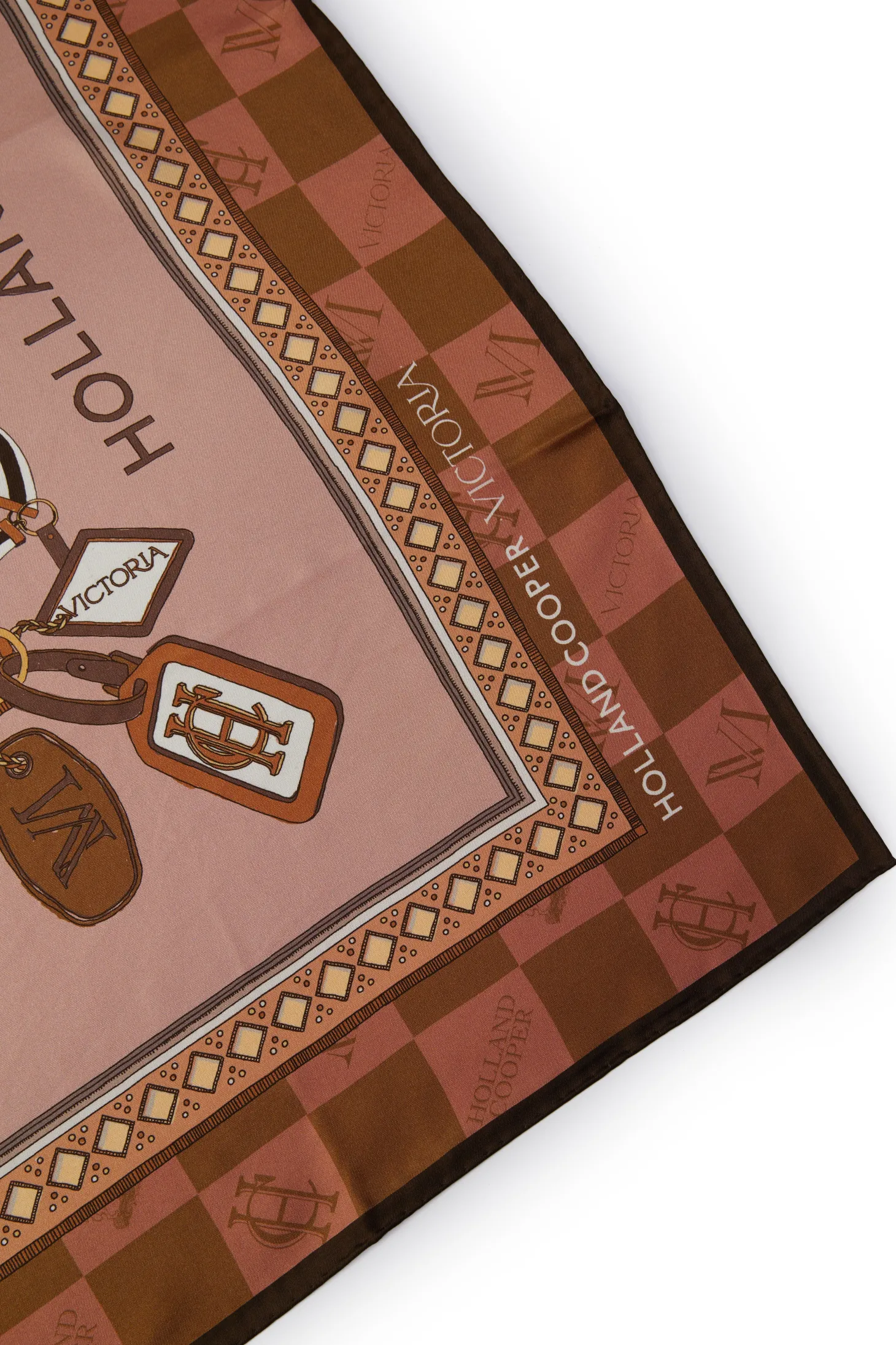 Victoria Silk Scarf (Camel)