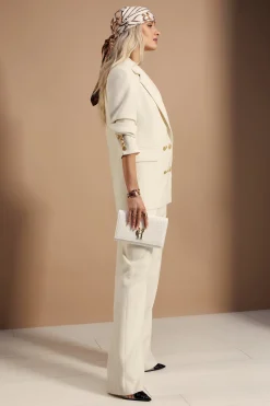 Victoria Silk Scarf (Camel)