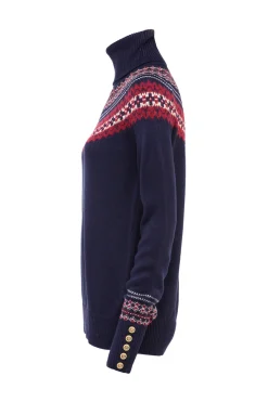 Whistler Roll Neck Knit (Ink Navy)